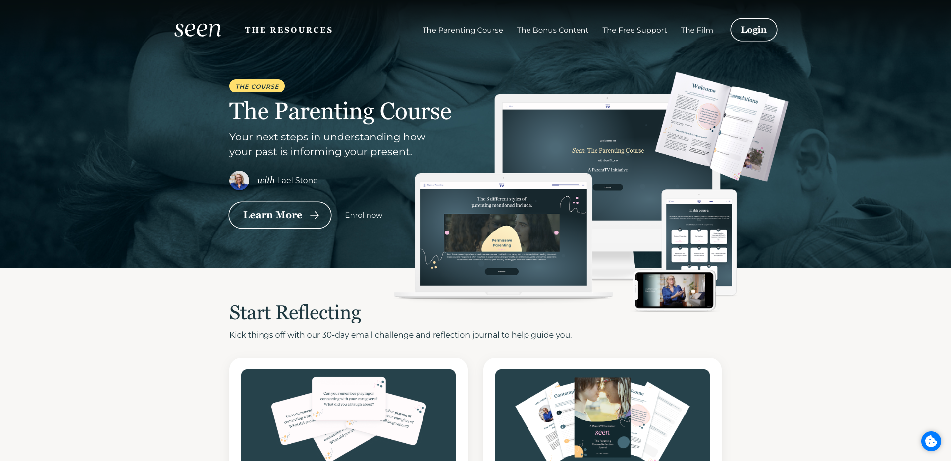 ParentTV learning resources and course materials inspired by Seen: The Film - including guides, videos, and community tools for parents and educators